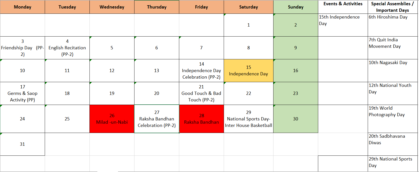 Aug 2026 Calendar
